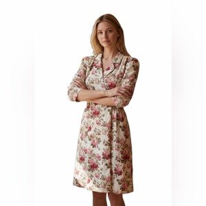 Vintage‎ Blondie and Me Dress 11/12 Cottagecore Floral Prairie Midi Romantic 80s